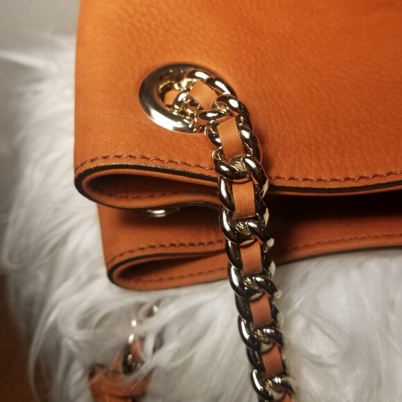 Gucci Soho Large Shoulder Bag in Rust Nubuck Leather - Picture 11 of 16